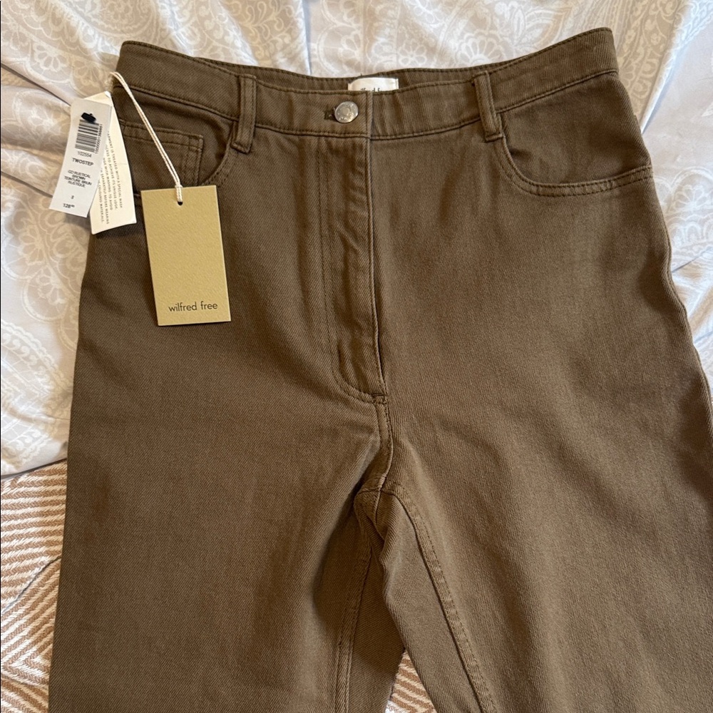 Wilfred High Rise Brown Twostep Pants